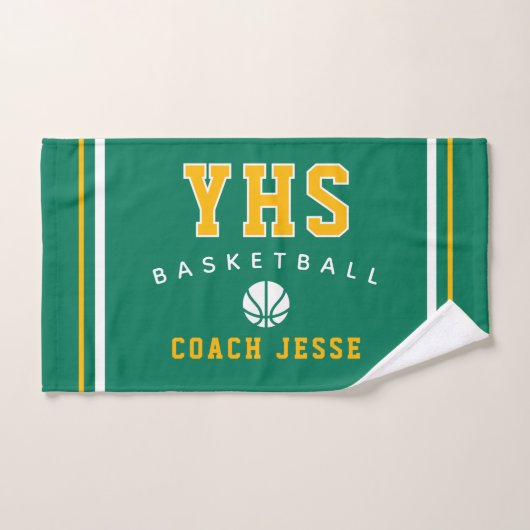 Aangepaste basketbalcoach handdoek, teamcadeau voo handdoek (Handdoek)