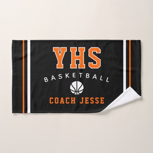 Aangepaste basketbalcoach handdoek, teamcadeau voo handdoek (Handdoek)