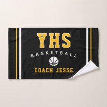 Aangepaste basketbalcoach handdoek, teamcadeau voo