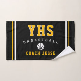 Aangepaste basketbalcoach handdoek, teamcadeau voo handdoek