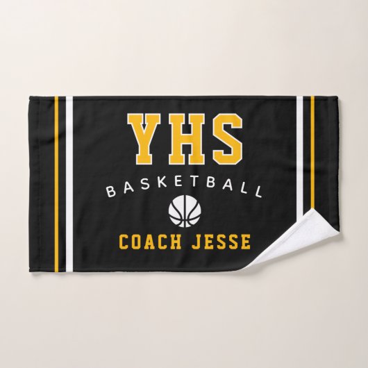 Aangepaste basketbalcoach handdoek, teamcadeau voo handdoek (Handdoek)
