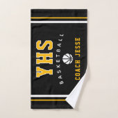 Aangepaste basketbalcoach handdoek, teamcadeau voo handdoek (Handdoek)