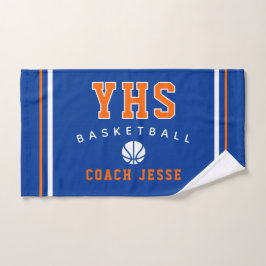 Aangepaste basketbalcoacht handdoek, teamcadeau vo handdoek
