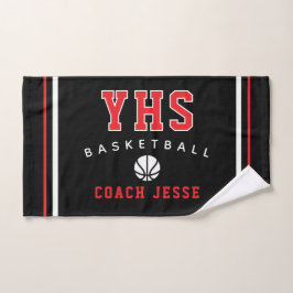 Aangepaste basketbalcoacht handdoek, teamcadeau vo handdoek