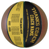 Aangepaste Basketball, Alle spelers, Coach-namen Mini Basketbal (Verticaal)