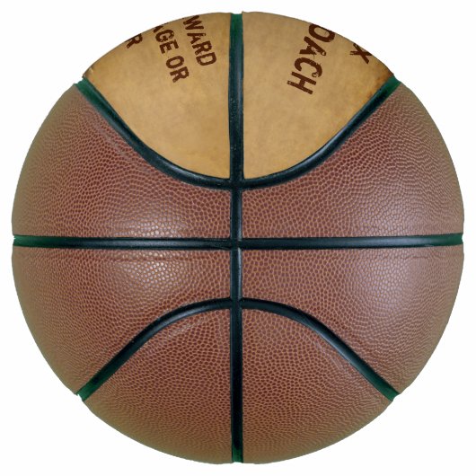 Aangepaste Basketball Ball, uw gestroomlijnde teks Mini Basketbal (Rechts)