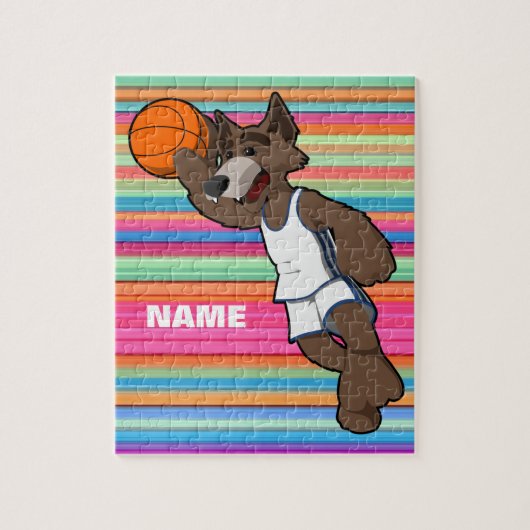 Aangepaste Basketball Classic Puzzle Legpuzzel (Verticaal)