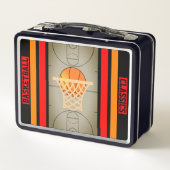 Aangepaste Basketball Classics Metal Lunchbox (Achterkant)