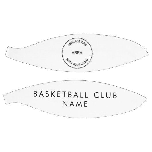 Aangepaste Basketball Club Naam en Logo Basketbal (Panelen)