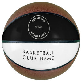 Aangepaste Basketball Club Naam Logo Alle kleuren Basketbal