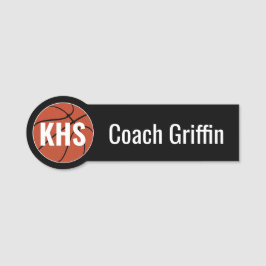 Aangepaste Basketball-coach/afspeelnaam/nummer & k Naamplaatje