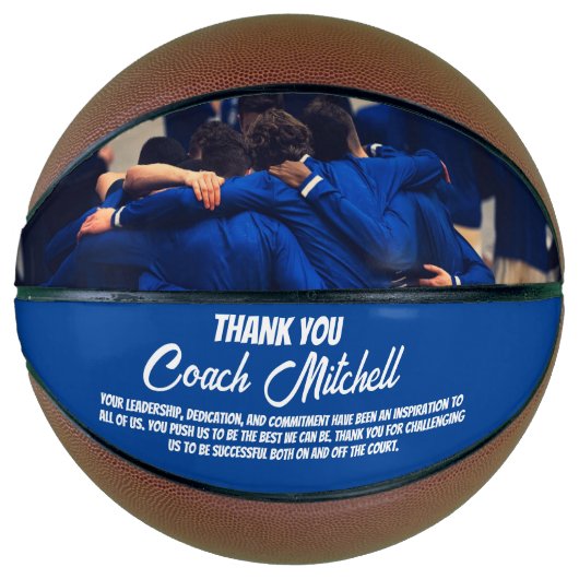 Aangepaste Basketball Coach-inspiratie Basketbal (Voorkant)