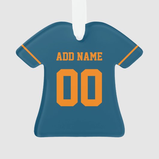 Aangepaste Basketball Jersey naam Ornament (achterkant)