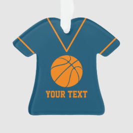Aangepaste Basketball Jersey naam Ornament