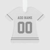 Aangepaste Basketball Jersey naam Ornament (achterkant)