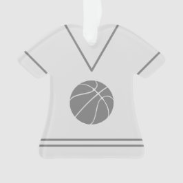 Aangepaste Basketball Jersey naam Ornament