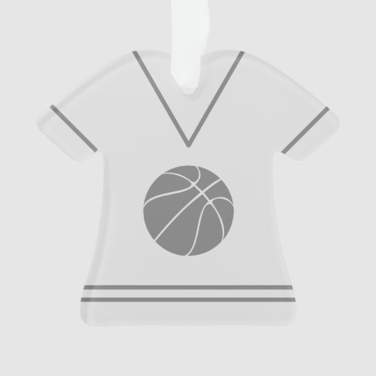 Aangepaste Basketball Jersey naam Ornament (voorkant)