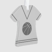 Aangepaste Basketball Jersey naam Ornament (voorkant)