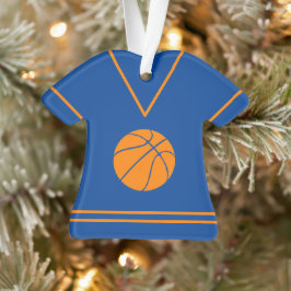 Aangepaste Basketball Jersey naam Ornament
