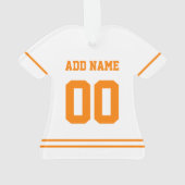 Aangepaste Basketball Jersey naam Ornament (achterkant)