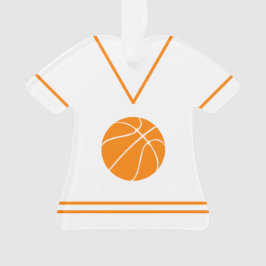 Aangepaste Basketball Jersey naam Ornament
