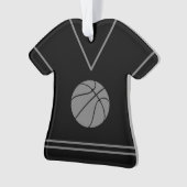 Aangepaste Basketball Jersey naam Ornament (voorkant)