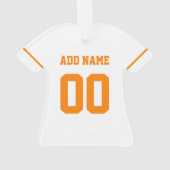 Aangepaste Basketball Jersey naam Ornament (achterkant)
