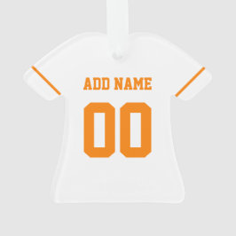 Aangepaste Basketball Jersey naam Ornament