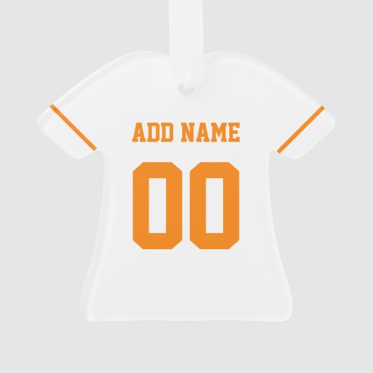 Aangepaste Basketball Jersey naam Ornament (achterkant)