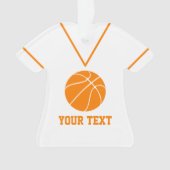 Aangepaste Basketball Jersey naam Ornament (voorkant)