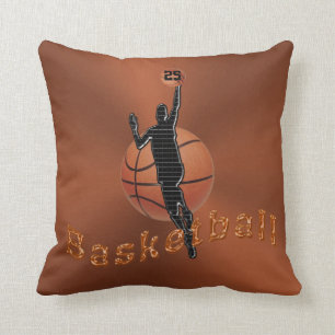 Aangepaste Basketball Kussens met NAAM en NUMMER