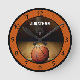 Aangepaste Basketball Large Clock Ronde Klok