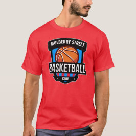 Aangepaste Basketball-Logo T-shirt