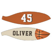 Aangepaste Basketball met de naam en het nummer va Basketbal (Panelen)