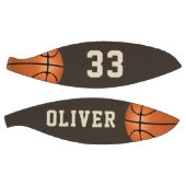 Aangepaste Basketball met de naam en het nummer va Basketbal (Panelen)