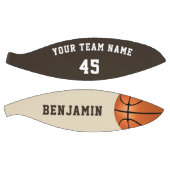 Aangepaste Basketball met naamnummer Basketbal (Panelen)