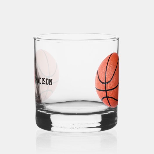 Aangepaste Basketball-naam Whisky Glas (Rechts)