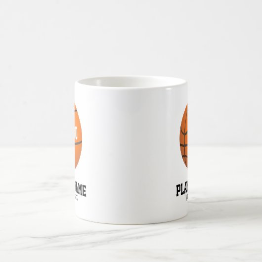 Aangepaste Basketball Player & Team Name Jersey #  Koffiemok (Center)