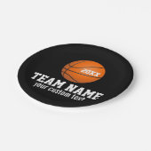 Aangepaste Basketball Player & Team Name Jersey #  Papieren Bordje (Gekanteld)