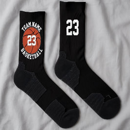 Aangepaste Basketball Player Team Name & Number Sp Sokken