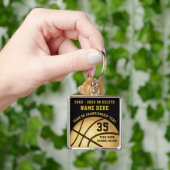 Aangepaste Basketball-Sleutelhangers Uw kleur, tek Sleutelhanger (Hand)
