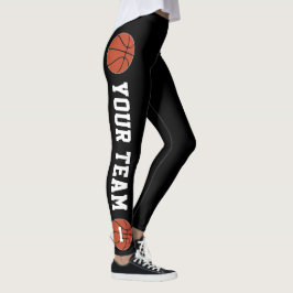 Aangepaste Basketball Team Name & Player Number Sp Leggings