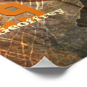 aangepaste basketbalnaam poster (Hoek)