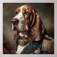 Aangepaste Basset Hound Koninklijke Militaire Kuns