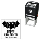 Aangepaste Bat Happy Halloween Gift Stamp Zelfinktende Stempel (In situ)