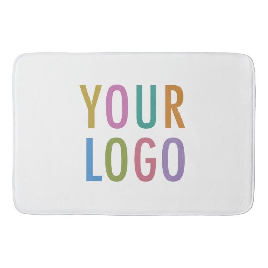 Aangepaste Bath Mat Custom Business Company Logo (Voorkant)