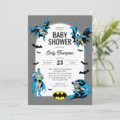 Aangepaste Batman Baby Douche Kaart (Staand voorkant)