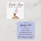 Aangepaste Battle Born Balloons Visitekaartje (Voorkant / Achterkant)