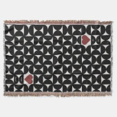 Aangepaste Bauhaus Geometrische Valentijnsdag Deken (Voorkant)