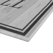 Aangepaste BBQ-paren Namen Rustic Wedding Gift Snijplank (Hoek)